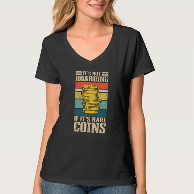 Numismatisk myntinsamlare & numismatiker t shirt (Framsida)