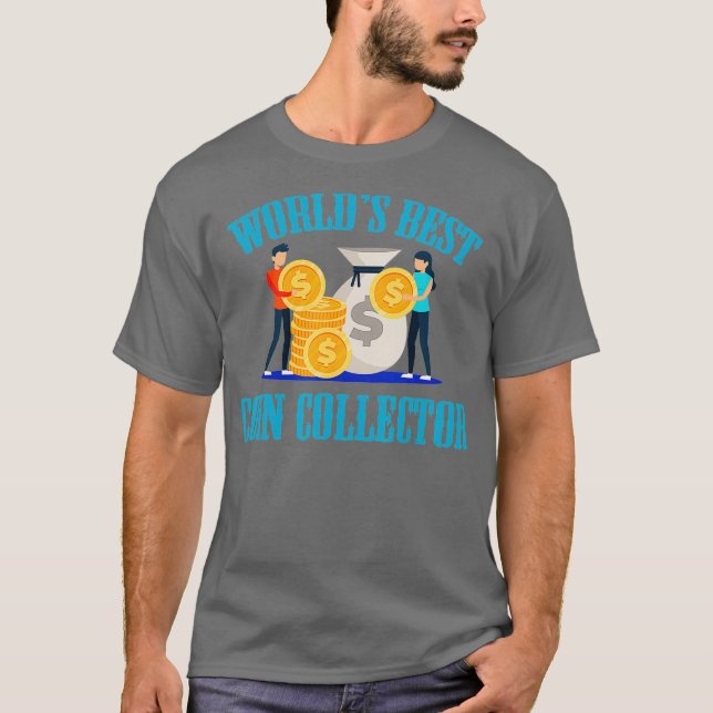 Numismatist för bästa myntuppsamlare t shirt (Framsida)