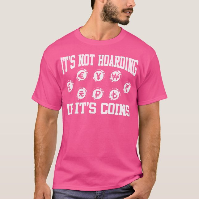 Numismatist Mynt som samlar in myntsamlarnummer oc T Shirt (Framsida)