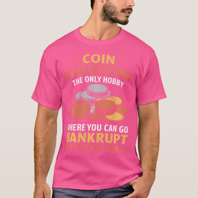 Numismatistnummer för myntsamlarmynt Co. T Shirt (Framsida)