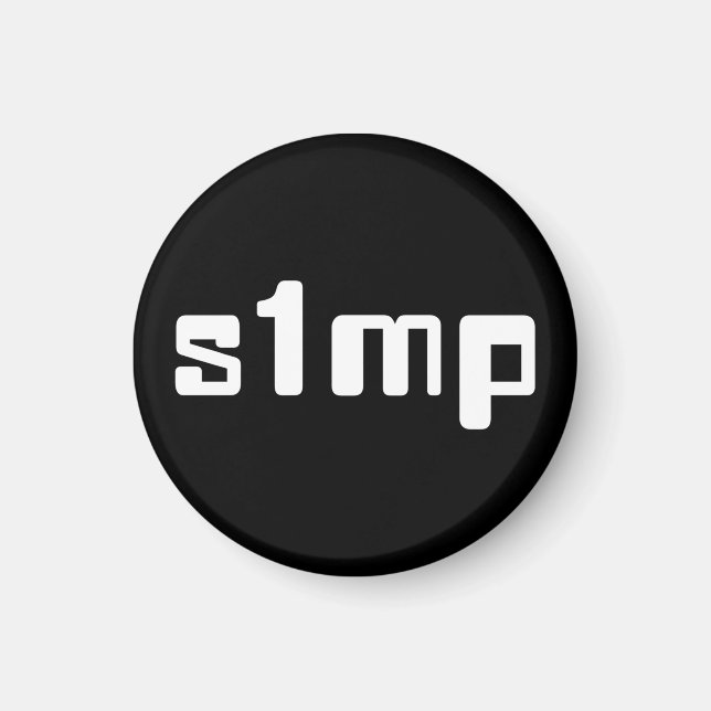 Nummar Ett Simp Magnet (Framsidan)