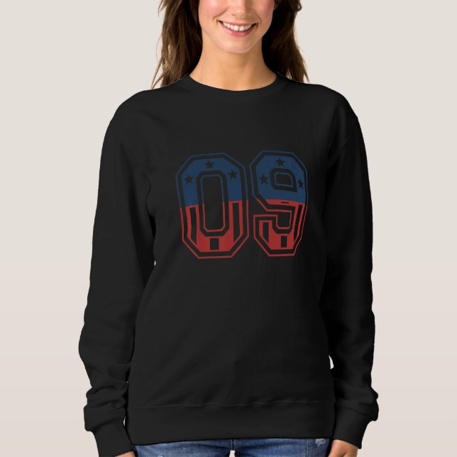 Nummer 09 USA T Shirt (Framsida)