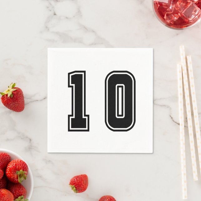 Nummer 10 pappersservett (Insitu)