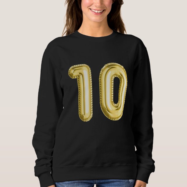 Nummer 10 t shirt (Framsida)