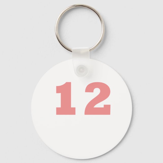 Nummer 12! nyckelring (Framsida)