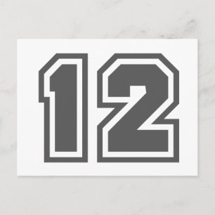 Nummer 12 vykort