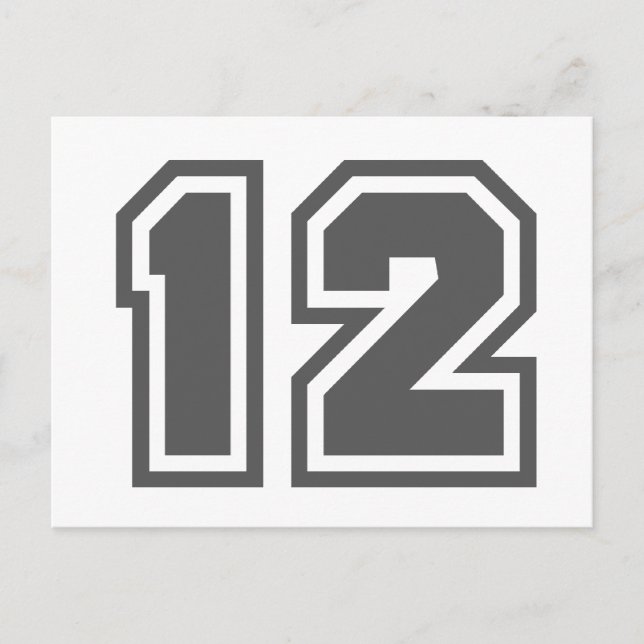 Nummer 12 vykort (Framsida)
