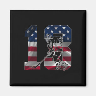 Nummer 13 år ishockey 13-årsdag magnet