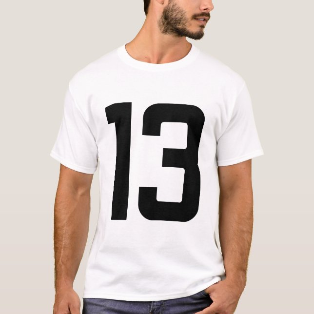 NUMMER 13 T SHIRT (Framsida)
