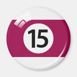 Nummer 15 miljarder boll kylmagnet magnet