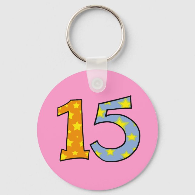 Nummer 15 nyckelring (Framsida)