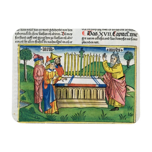 Nummer 17 1-11 Arons personal blomstrar på altaret Magnet (Horisontell)