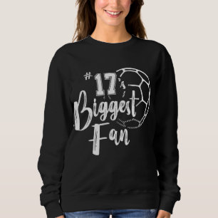 Nummer 17:s största fotbollsspelare Fläkt Mamma Pa T Shirt