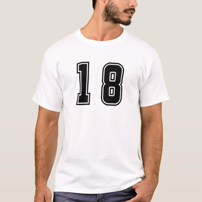 Nummer 18 t shirt (Framsida)