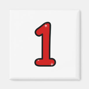 Nummer 1, 1, 1 år, nummer 1, nummer 1 magnet