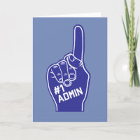 Nummer 1 Admin-skum Finger