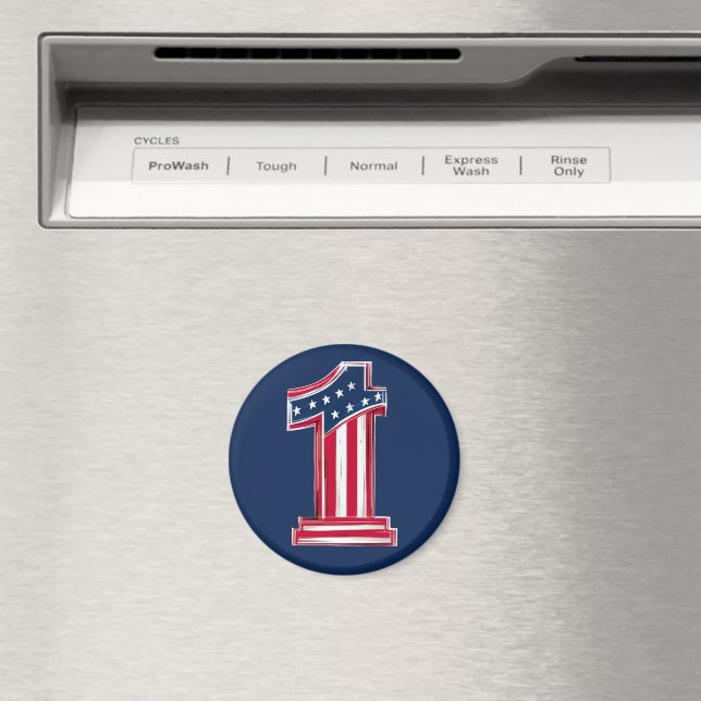 Nummer 1 Amerikan Magnet (In Situ (Dishwasher))