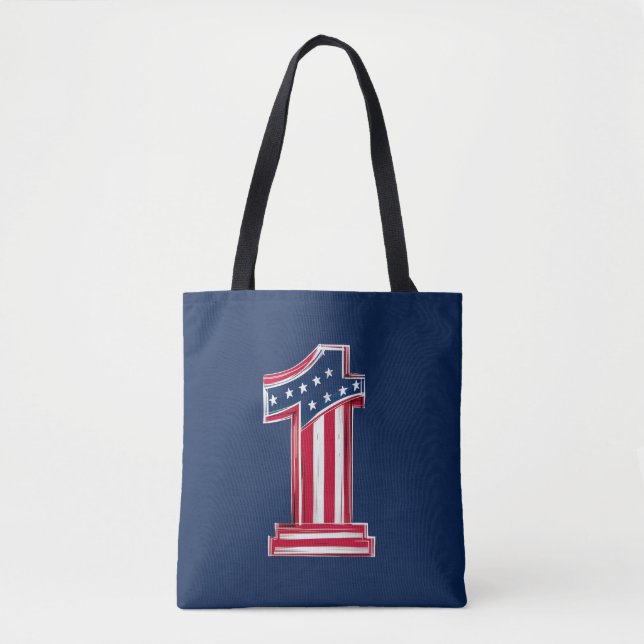 Nummer 1 amerikanskt tygkasse (Framsida)