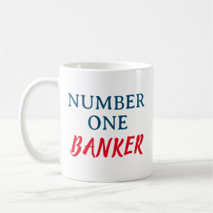 Nummer 1 bank kaffemugg
