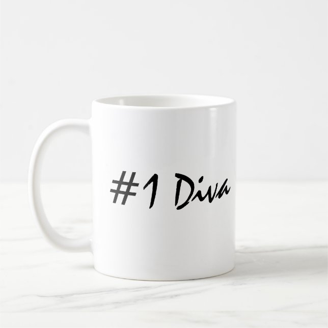 Nummer 1 Diva Kaffemugg (Vänster)