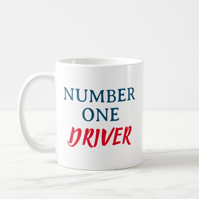 Nummer 1-drivrutin kaffemugg (Vänster)
