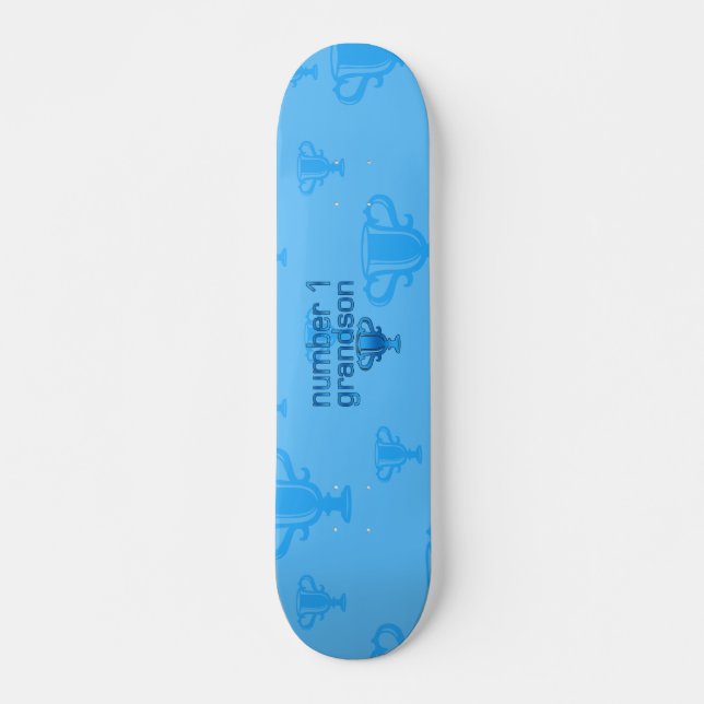 Nummer 1 Grandson Mini Skateboard Bräda 18,7 Cm (Framsida)