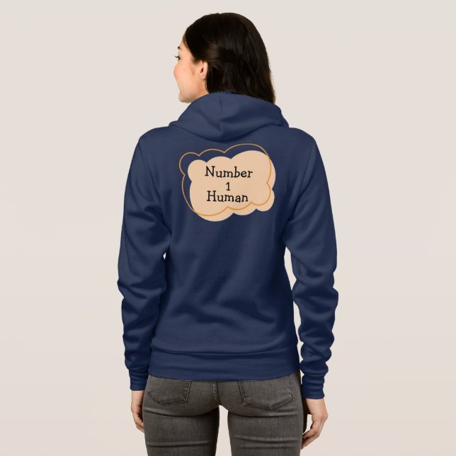 Nummer 1 Human T-Shirt (Hel baksida)