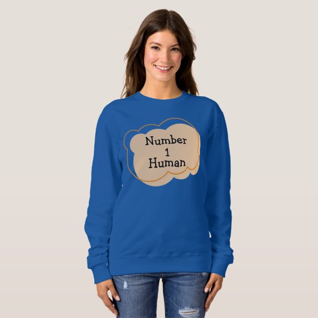Nummer 1 Human T-Shirt (Hel framsida)