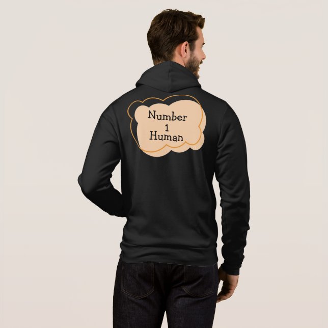 Nummer 1 Human T-Shirt (Hel baksida)