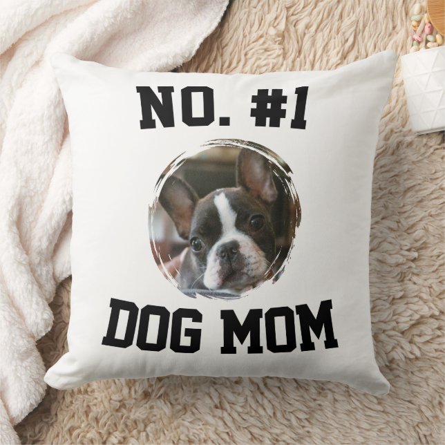 Nummer 1 hund Mamma Mor Mors dag Djurfamiljen Kudde (Filt)