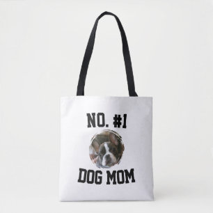 Nummer 1 hund Mamma Mor Mors dag Djurfamiljen Tygkasse