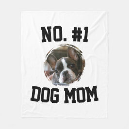 Nummer 1 hund Mamma Mor Mors dag Djurfamiljer Fleecefilt