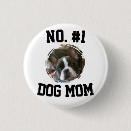 Nummer 1 hund Mamma Mor Mors dag Djurförenare Knapp