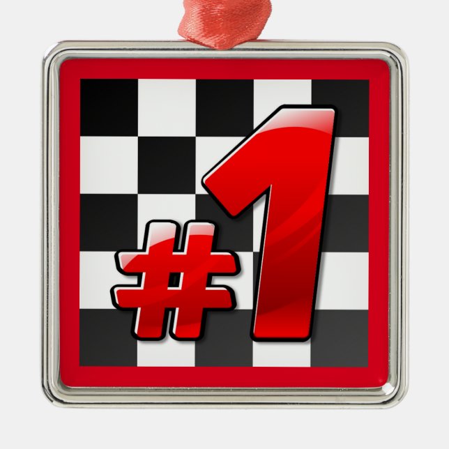NUMMER 1 JULGRANSPRYDNAD METALL (Framsidan)