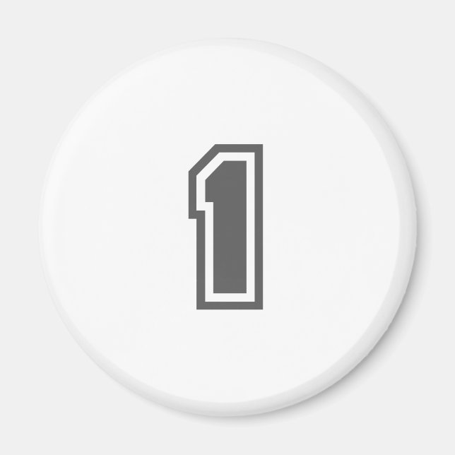 Nummer 1 magnet (Framsidan)