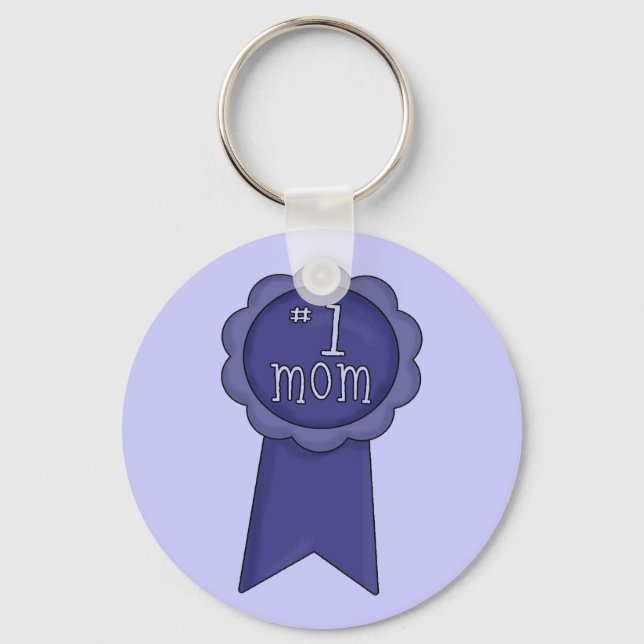 Nummer 1 Mamma Nyckelring (Framsida)