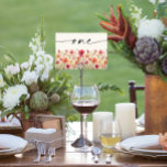 Nummer 1 på Wildblomma Boho Bord Bordsnummer<br><div class="desc">Den här bordsnumret har ett elegant-skriptteckensnitt och en samling färgfulla vilda blommor. För alla som planerar ett Bröllop erbjuder ett val av mallobjekt med temat för blommans blommor en unik blandning av elegans och charm som både fångar upp öga och är sofistikerad. De levande, realistiska formerna av vilda blommor för...</div>
