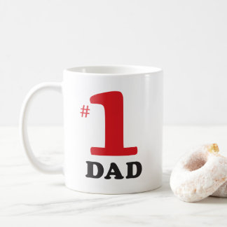 Nummer 1 Pappa-kaffe Mugg