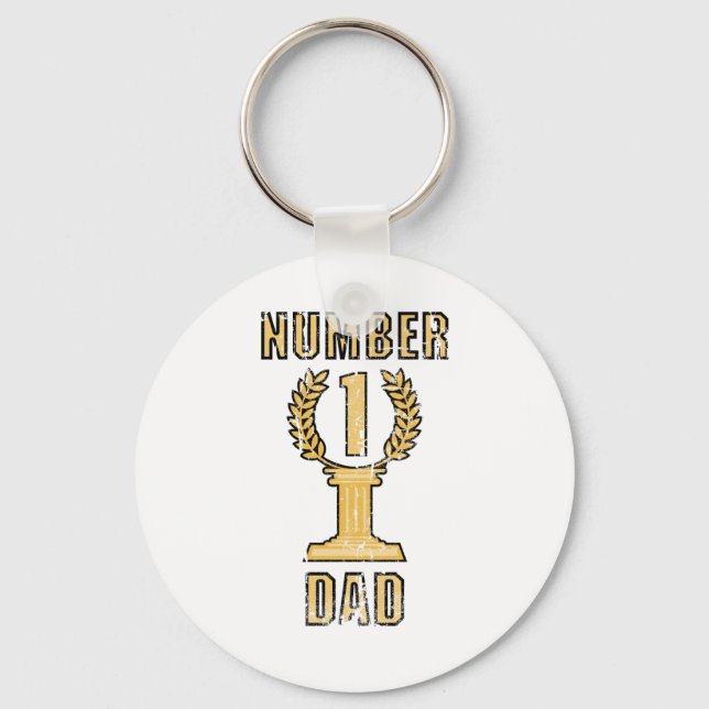 Nummer 1 Pappa Nyckelring (Framsida)