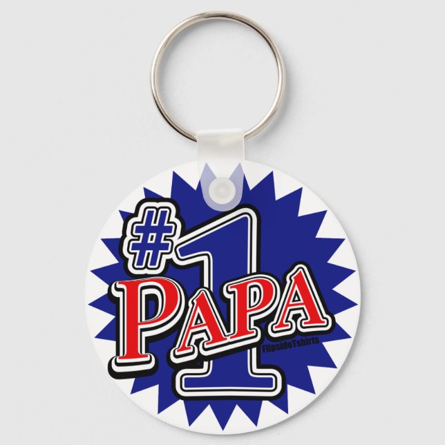 Nummer 1 Pappa Nyckelring (Framsida)