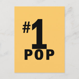 Nummer 1-POP-produkter Vykort