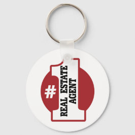 Nummer 1 Real Gods Agent Nyckelring