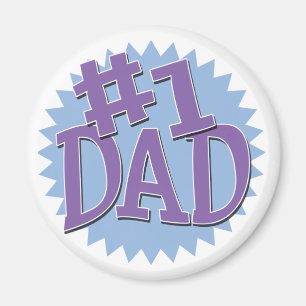 Nummer 1 runda magneter Pappa