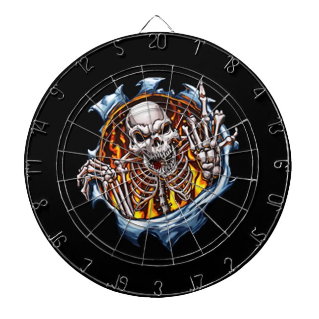 Nummer 1 Skeleton Piltavla (Framsidan)