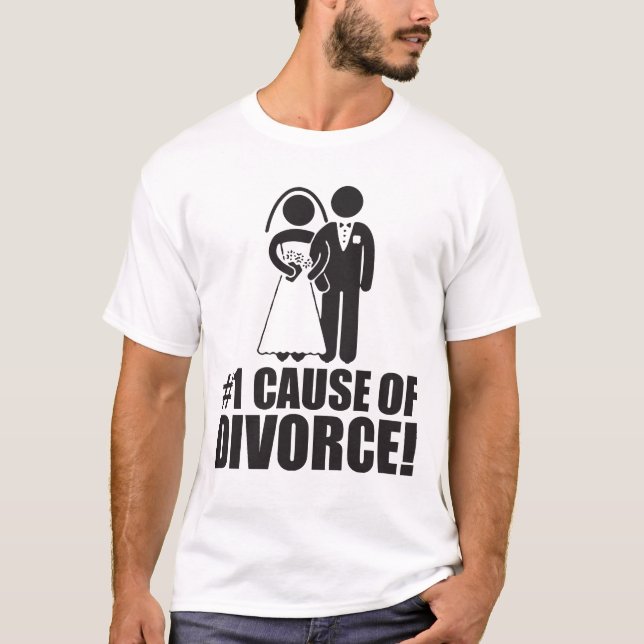 Nummer 1: Skiljedomare - Lusj Giftermål T Shirt (Framsida)