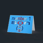 Nummer 1 son ( Son's Birthday ) Kort<br><div class="desc">Kolla in mina nya och populära engelskspråkiga presentationer:


Med alla mina nya och populära gåvor till Sons:</div>