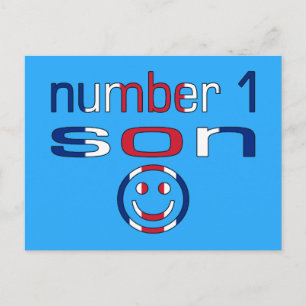 Nummer 1 son ( Son's Birthday ) Vykort