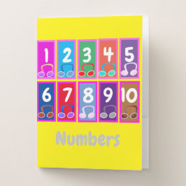 Nummer 1 till 10 Tidigt-matematikmatrismapp