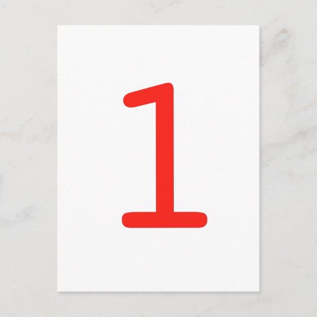 Nummer 1 vykort (Framsida)