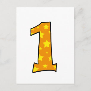 Nummer 1 vykort